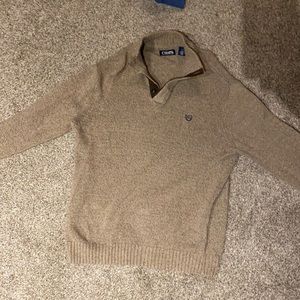 Chaps button up sweater - Large